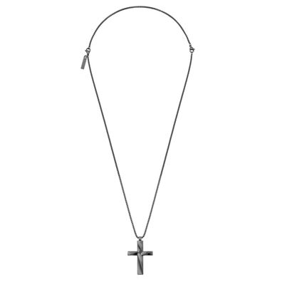 Police Schmuck Herren-Halskette Contorto Grau PEAGN0081706