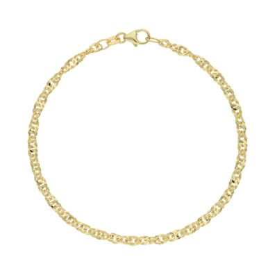 Armband Gold 333 Singapur diamantiert JL48-03-0134 JuwelmaLux