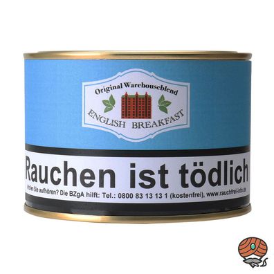 HU Tobacco English Breakfast Pfeifentabak 100g Dose