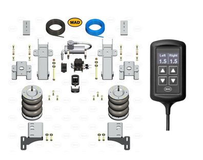 für Sprinter 907 Extreme raised 60mm RWD 4x4 MAD Zusatzluftfeder Air Master Premium