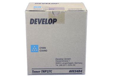 Develop TNP27C Toner Cyan A0X54D4 -B