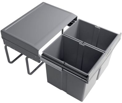 Mülleimer Rota Einbau ab 50cm Schrankbreite 2x 15 L Abfalleimer Mülltrennung
