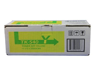 Kyocera TK-540Y Toner Yellow FS-C5100DN 1T02HLAEU0 -A