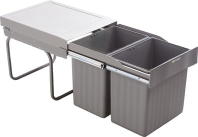Mülleimer Rota Einbau ab 40cm Schrankbreite 2x 16 L Abfalleimer Mülltrennung