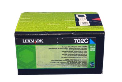 Lexmark 702C R toner cartridge 1 pc(s) Original Cyan