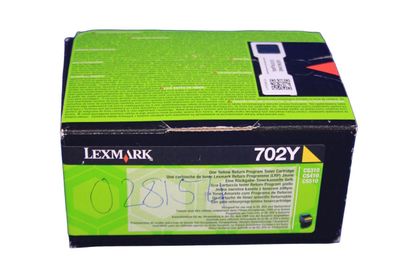 Lexmark 702Y Toner Yellow 70C20Y0 -B
