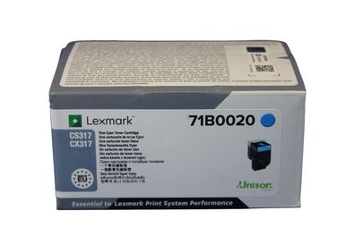 Lexmark 71B0020 Toner Cyan -A
