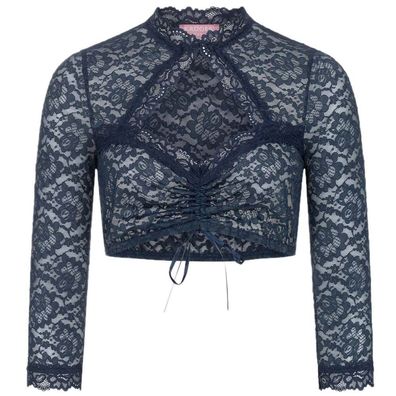 Dirndlbluse Amore Italiano marine - Größe: 44