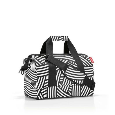 reisenthel allrounder M zebra MS1032 Streifen weiss 18l Reisetasche Tasche Sport