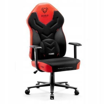 Diablo X-Gamer 2.0 Gaming Stuhl Bürostuhl Stoffbezug Ergonomisches Design