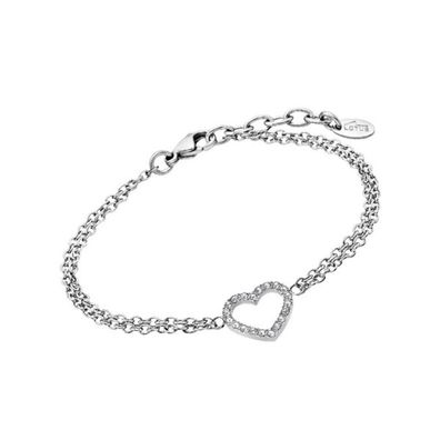 Steel bracelet with heart LS2026-2 / 1