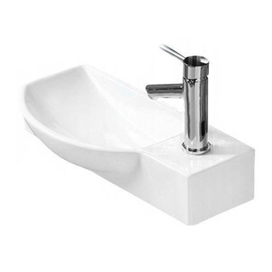 Mexen Hugo Aufsatzwaschtisch links 50 x 23 cm, Weiß - 21255000L