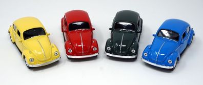 Modellauto Käfer Beetle Rückziehmotor Farben rot gelb blau grün Zufallsauswahl