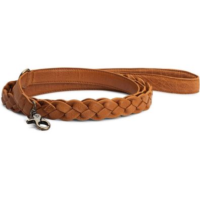 muud Celia Hundeleine 195x2 cm aus Leder in Whisky