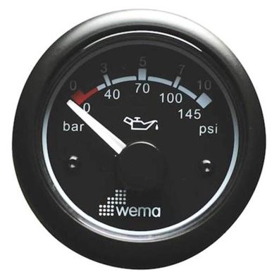 Wema, Anzeige Öldruck, 25 Bar