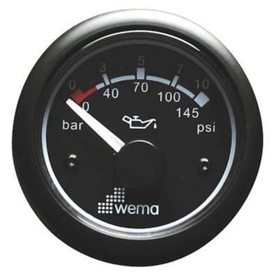 Wema, Anzeige Öldruck, 2 Bar