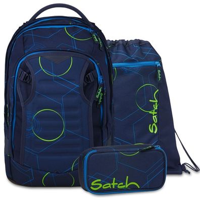 satch Match Plus Set Matchplus + Sportbeutel + Schlamperbox MatpTubBsc-26, Bl