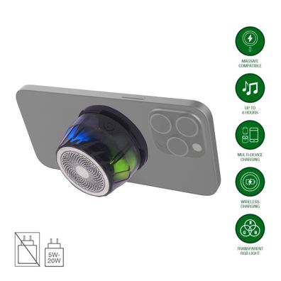 4smarts Bluetooth Lautsprecher SoundCharge MagSafe-kompatibel