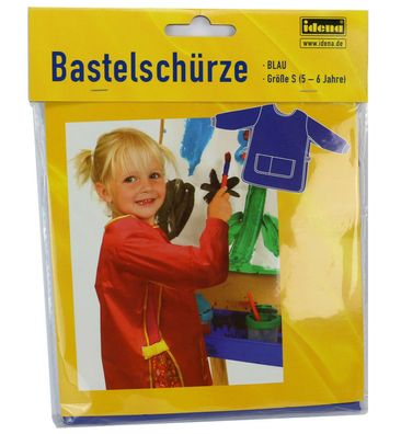 Bastelschürze für Kinder leicht abwaschbar Malschürze mit langen Ärmeln Kittel
