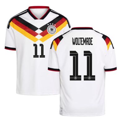 DFB Deutschland Fußball Trikot WM 2026 Heimtrikot Set für Kinder Woltemade 11