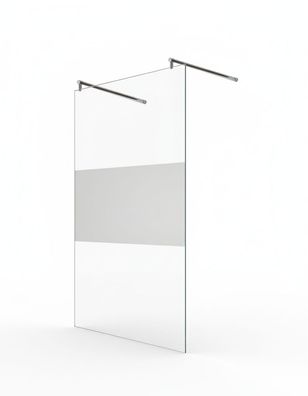 Glaszentrum Hagen Eva 138x200 cm Duschwand Satin-M