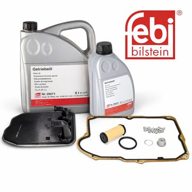 6L Febi Getriebeöl + Getriebefilter Satz für Mercedes 7G-DCT 724.0 236.21