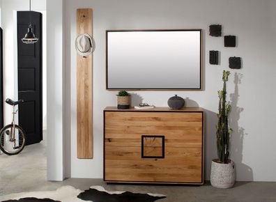 Garderobenset 3-tlg. "Zarah" Wildeiche geölt