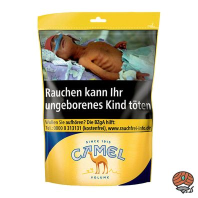 Camel Yellow / Gelb Volumentabak / Zigarettentabak 91g Beutel