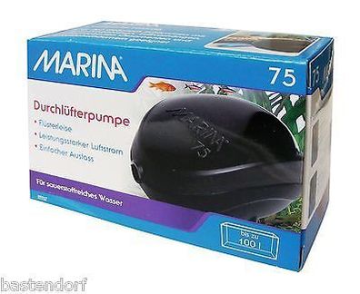 A11112 Marina Membranpumpe 75 Empfohlene Aquariengröße: 50 - 100 Liter