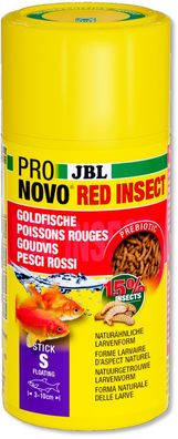JBL ProNovo Red Insect SticksS 100ml Futter für Goldfische