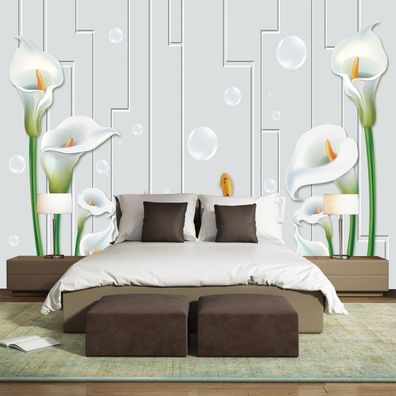 Abstraktes Wandbild Geometrisch Ma Ti Lotus Modern Wandtapete 8056