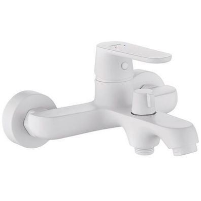 Badewannenarmatur Wasserhahn DIMA Wannenarmatur für Badezimmer in Weiß Wannenbatterie