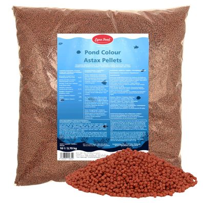 10 - 20 Liter (3,7 - 7,4 kg) Lyra Pond® Pond Colour Astax Koi Pellets Fischfutter