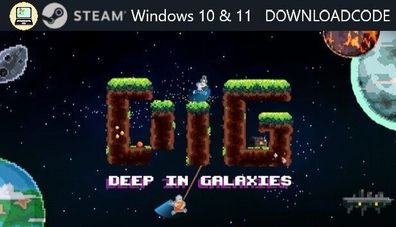 NEU PC Computer Spiel DIG Deep In Galaxie für Windows 10 11 STEAM Download Code