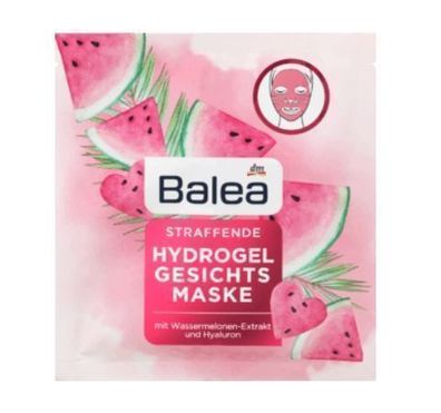 Balea Wassermelonen Hydrogel-Maske, 1 Stueck - Intensiv Feuchtigkeitspflege