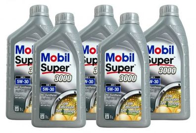 Mobil Super 3000 XE1 5W-30 5x1 Liter