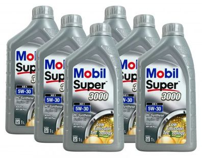 Mobil Super 3000 XE1 5W-30 6x1 Liter