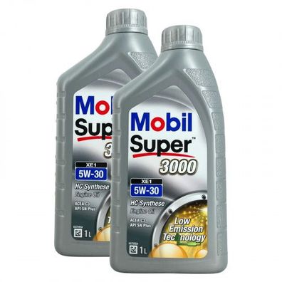 Mobil Super 3000 XE1 5W-30 2x1 Liter