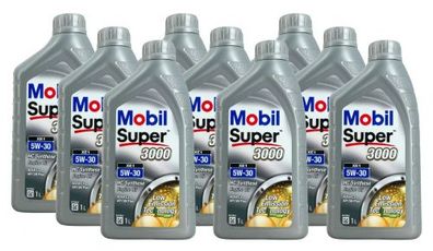 Mobil Super 3000 XE1 5W-30 9x1 Liter