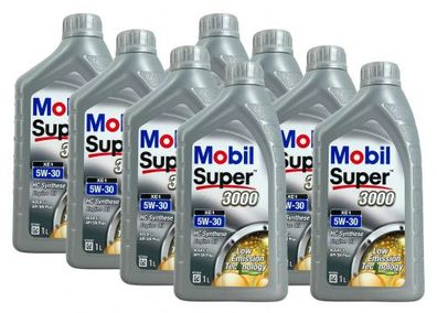 Mobil Super 3000 XE1 5W-30 8x1 Liter