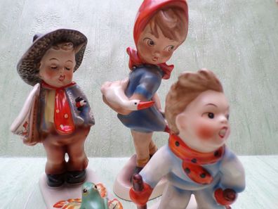 Cortendorf Kinder Figuren Buntstifte Frosch Skifahrer Gans