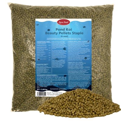 10 - 20 Liter (3,68 - 7,36 kg) Lyra Pond® Pond Koi Beauty Pellets Staple Fischfutt