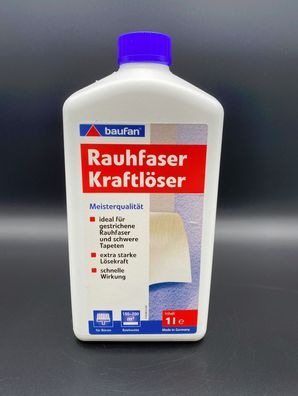 Baufan Rauhfaser Kraftlöser 1l Tapetenablöser Tapeten Entferner Raufaser