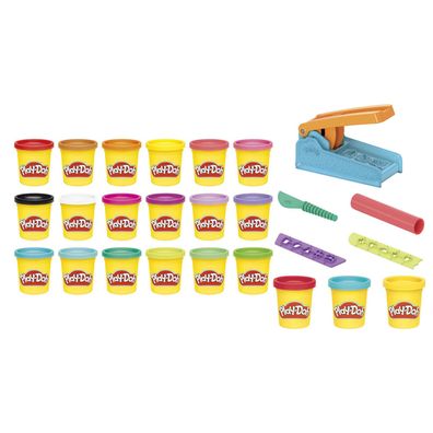 14,69 EUR/kg Play-Doh Knetwerk Set mit 1,7kg Knete Fantasiepack 21 Dosen