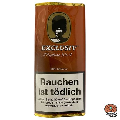Exclusiv Mixture No. 4 Pfeifentabak 50g Pouch (ehem. Cavendish)