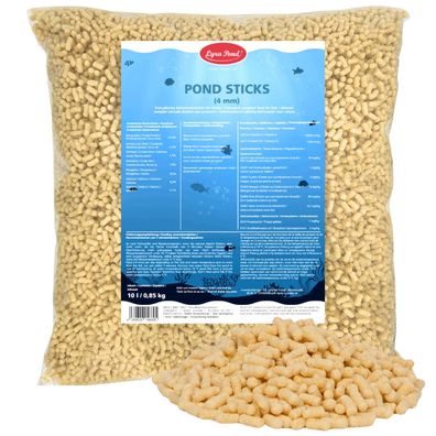 10 - 80 Liter (0,85 - 6 kg) Lyra Pond® Pond Sticks Fischfutter Teichfutter