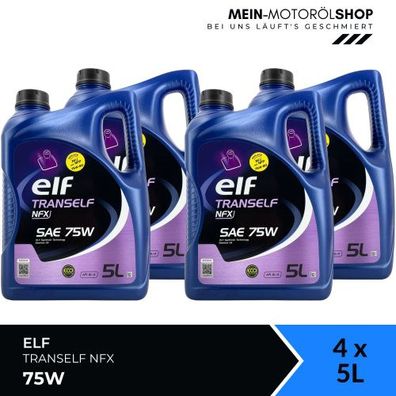 Elf Tranself NFX 75W 4x5 Liter