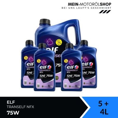 Elf Tranself NFX 75W 5 + 4 Liter
