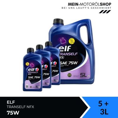 Elf Tranself NFX 75W 5 + 3 Liter