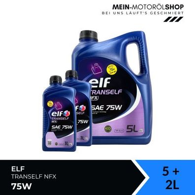 Elf Tranself NFX 75W 5 + 2 Liter